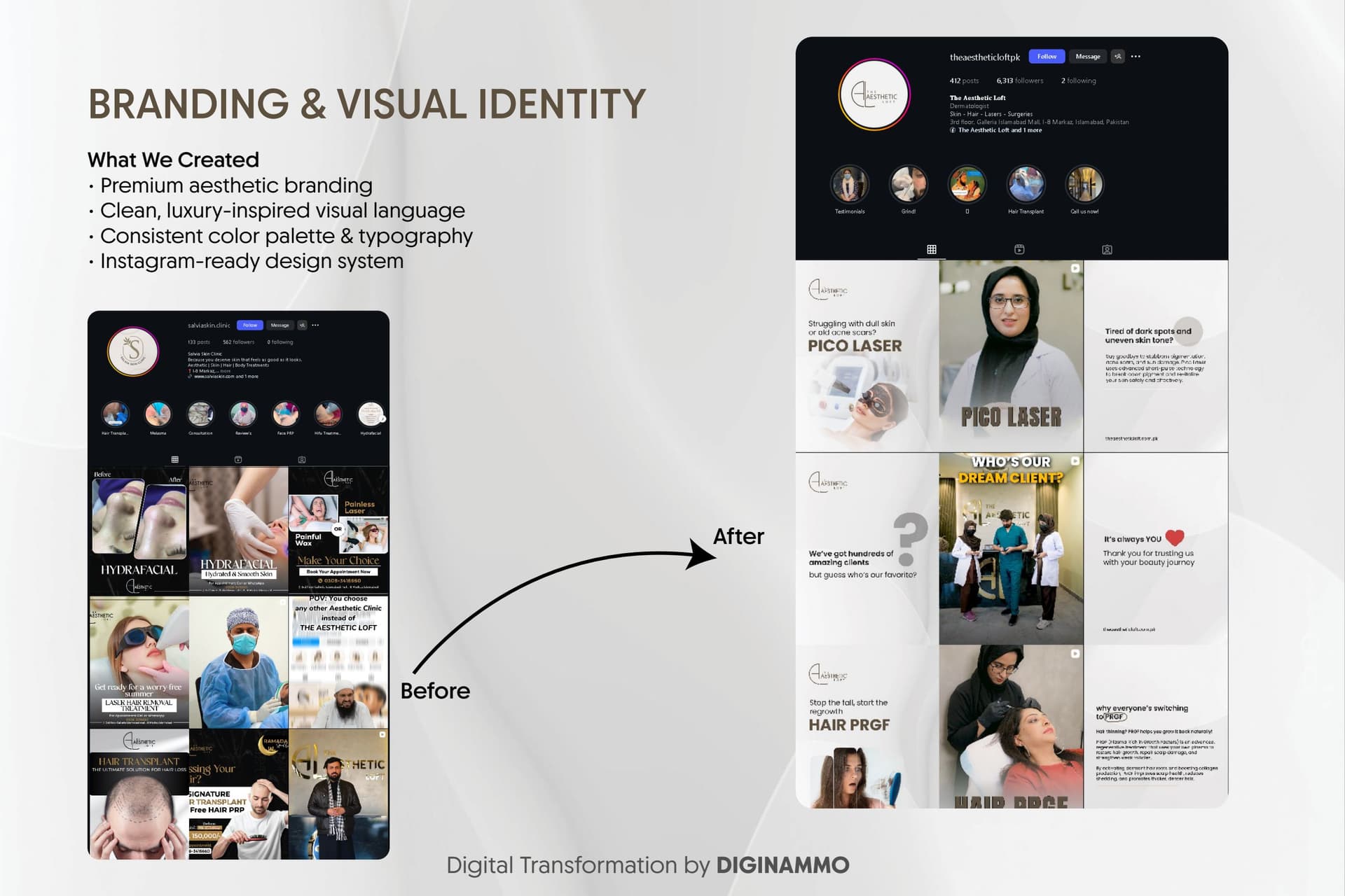 The Aesthetic Loft branding visual 1
