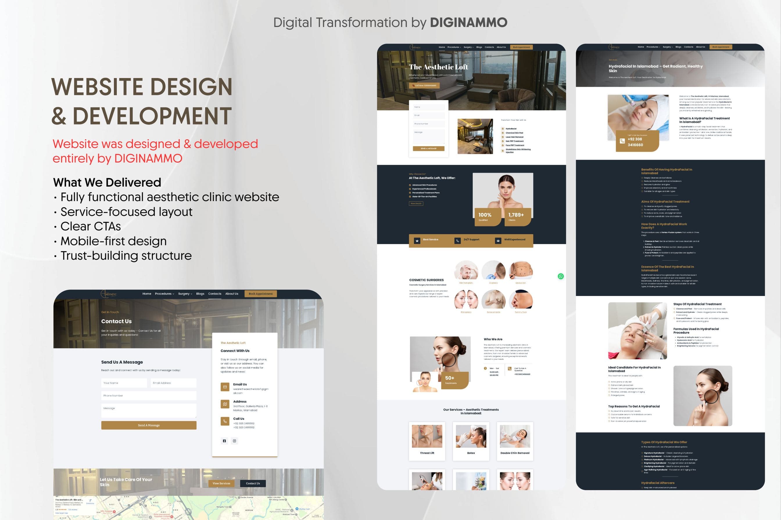 The Aesthetic Loft website preview